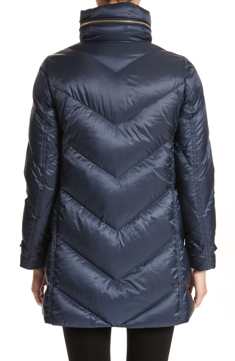 Burberry Eastwick Chevron Quilted Coat, Alternate, color,
