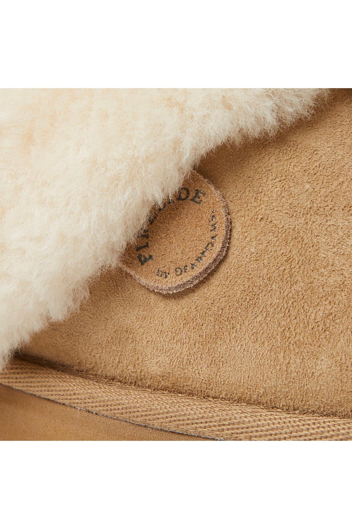 Fireside Sydney Genuine Shearling Scuff Slipper, Alternate, color, SAND