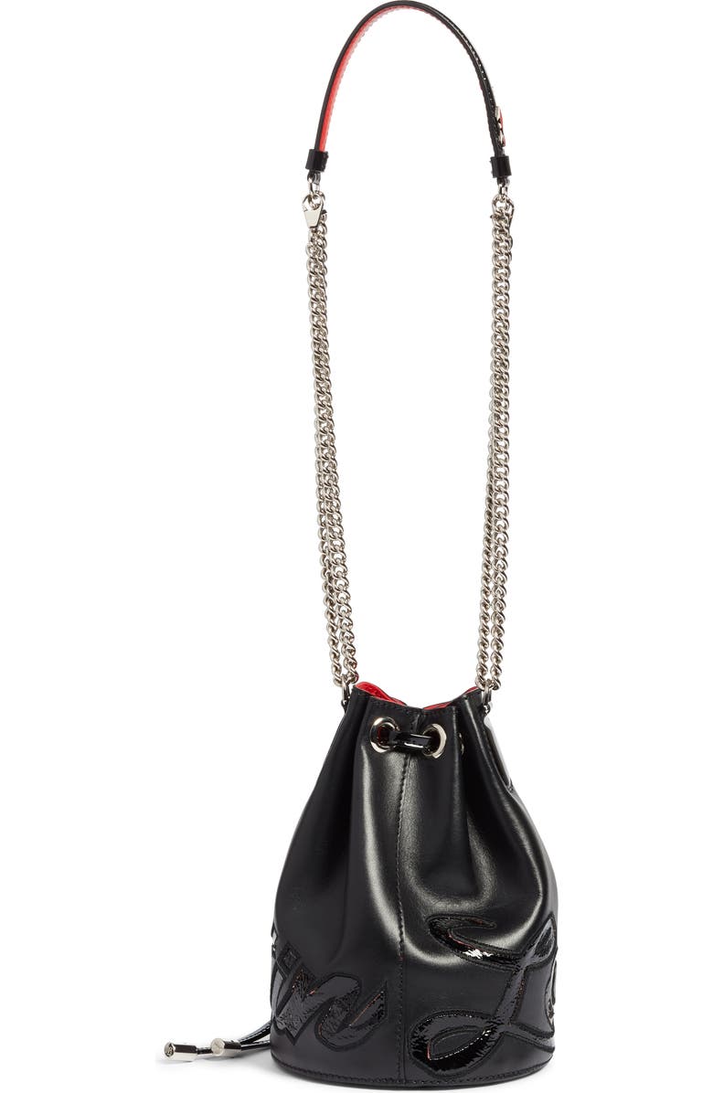 Christian Louboutin Marie Jane Calfskin Bucket Bag, Alternate, color,