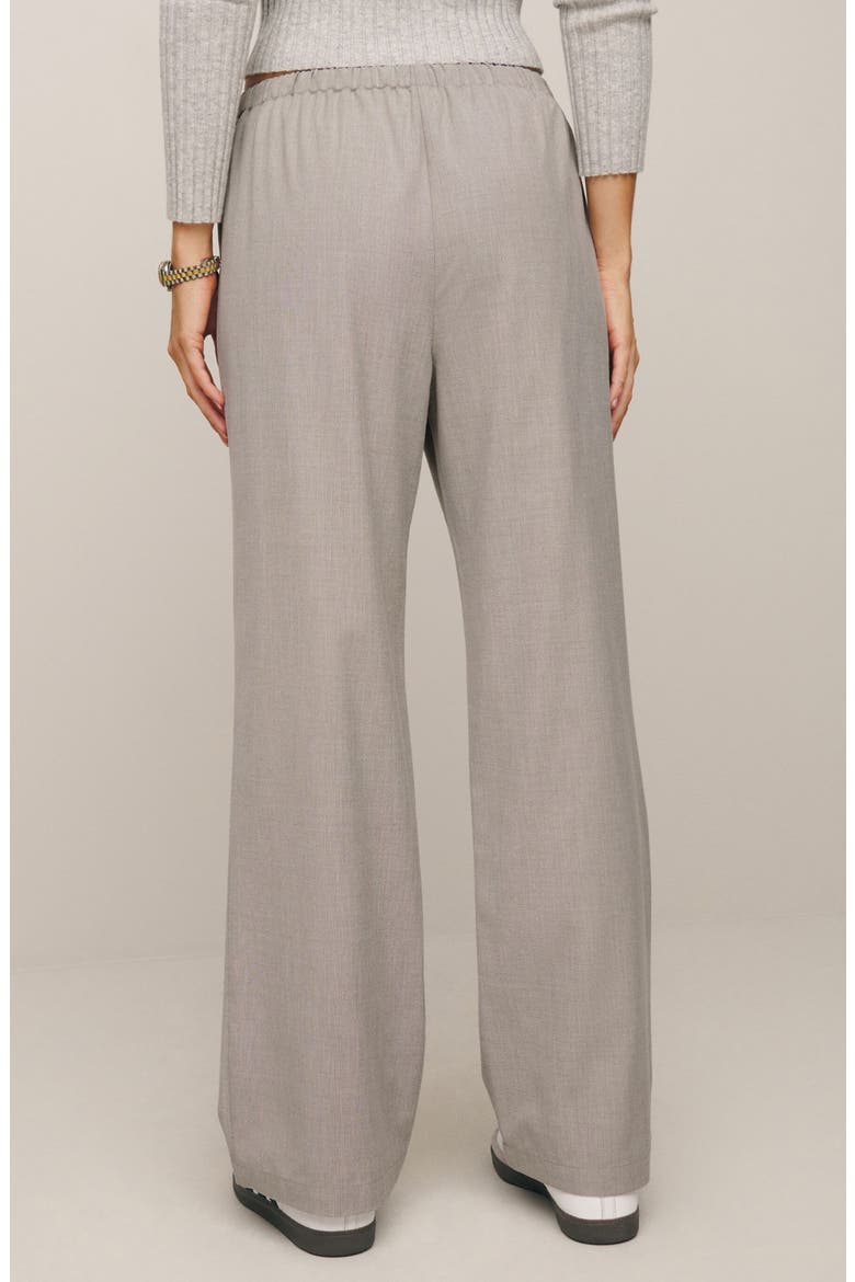 Olina Tie Waist Wide Leg Pants, Alternate, color, NATURAL