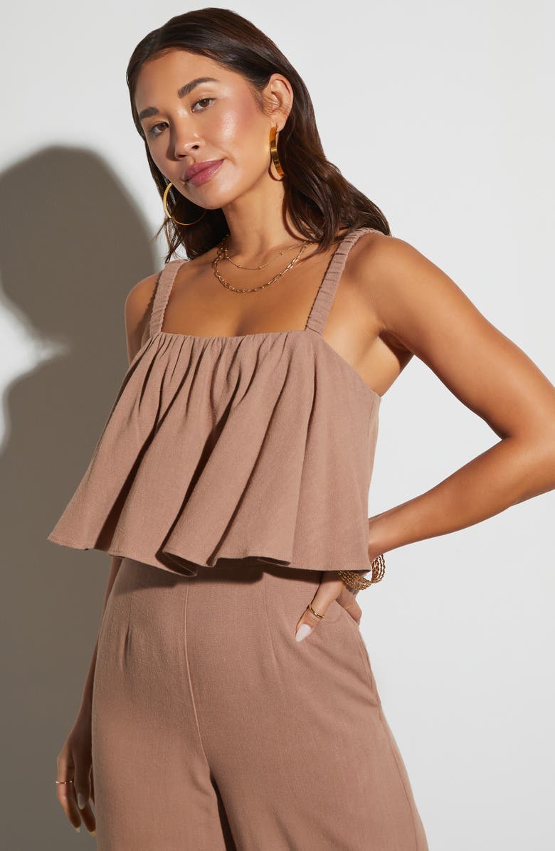 VICI Collection Itzel Wide Leg Jumpsuit, Alternate, color, 