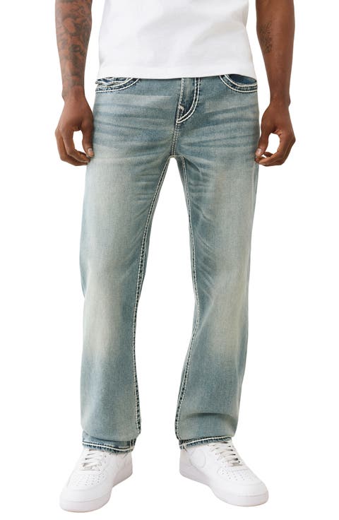 Ricky Rope Stitch Flap Straight Leg Jeans