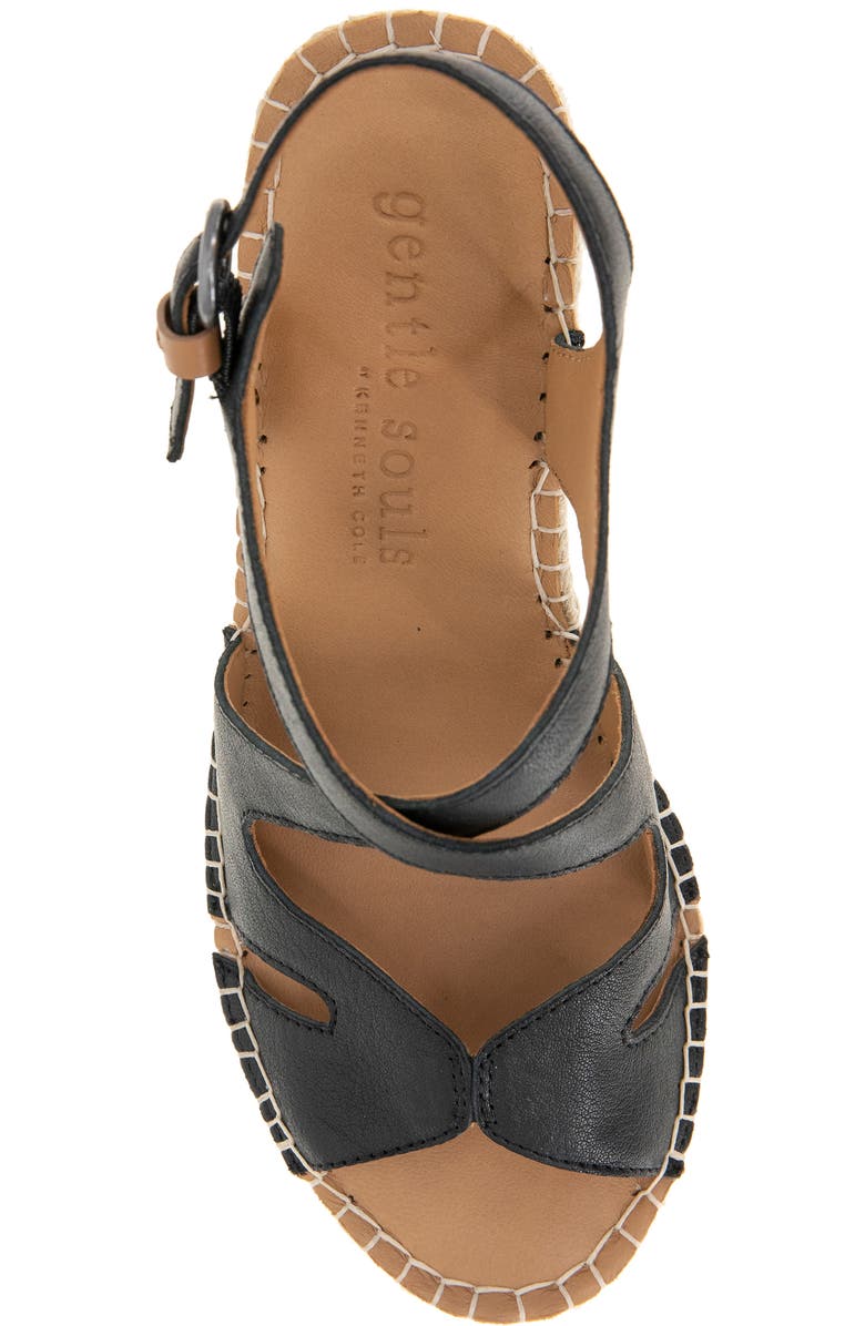 Gentle Souls Elise Slingback Espadrille Platform Wedge Sandal, Alternate, color,