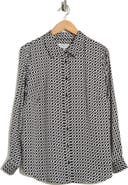 KASPER Long Sleeve Button-Up Shirt