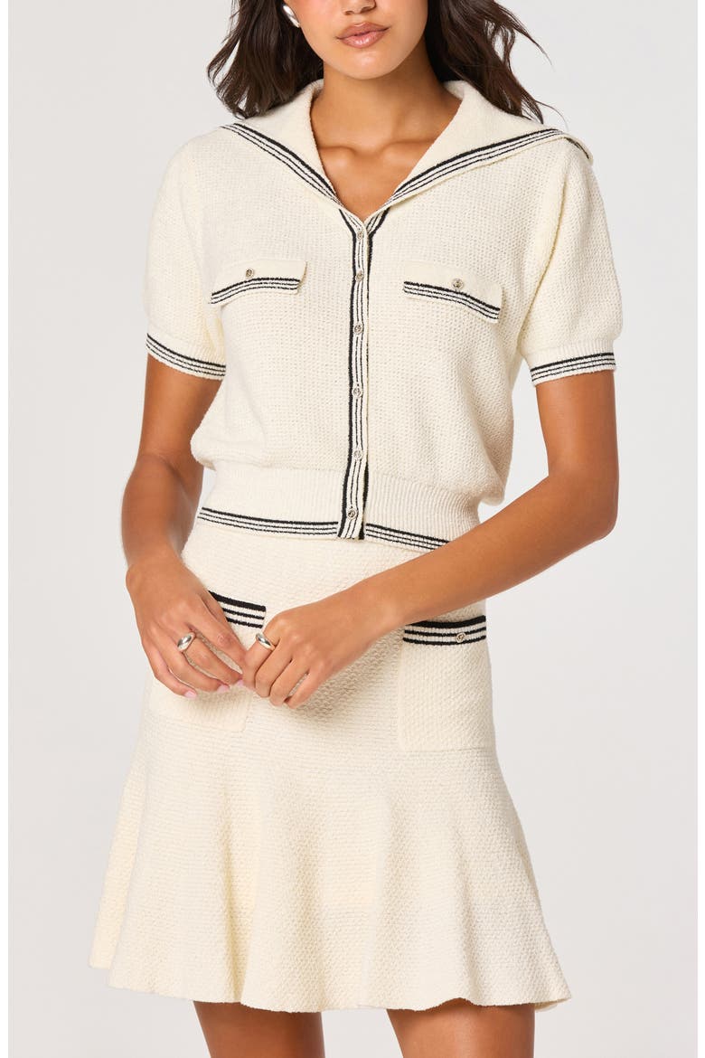 Dynasty Sailor Sweater, Alternate, color, CREAM BLACK