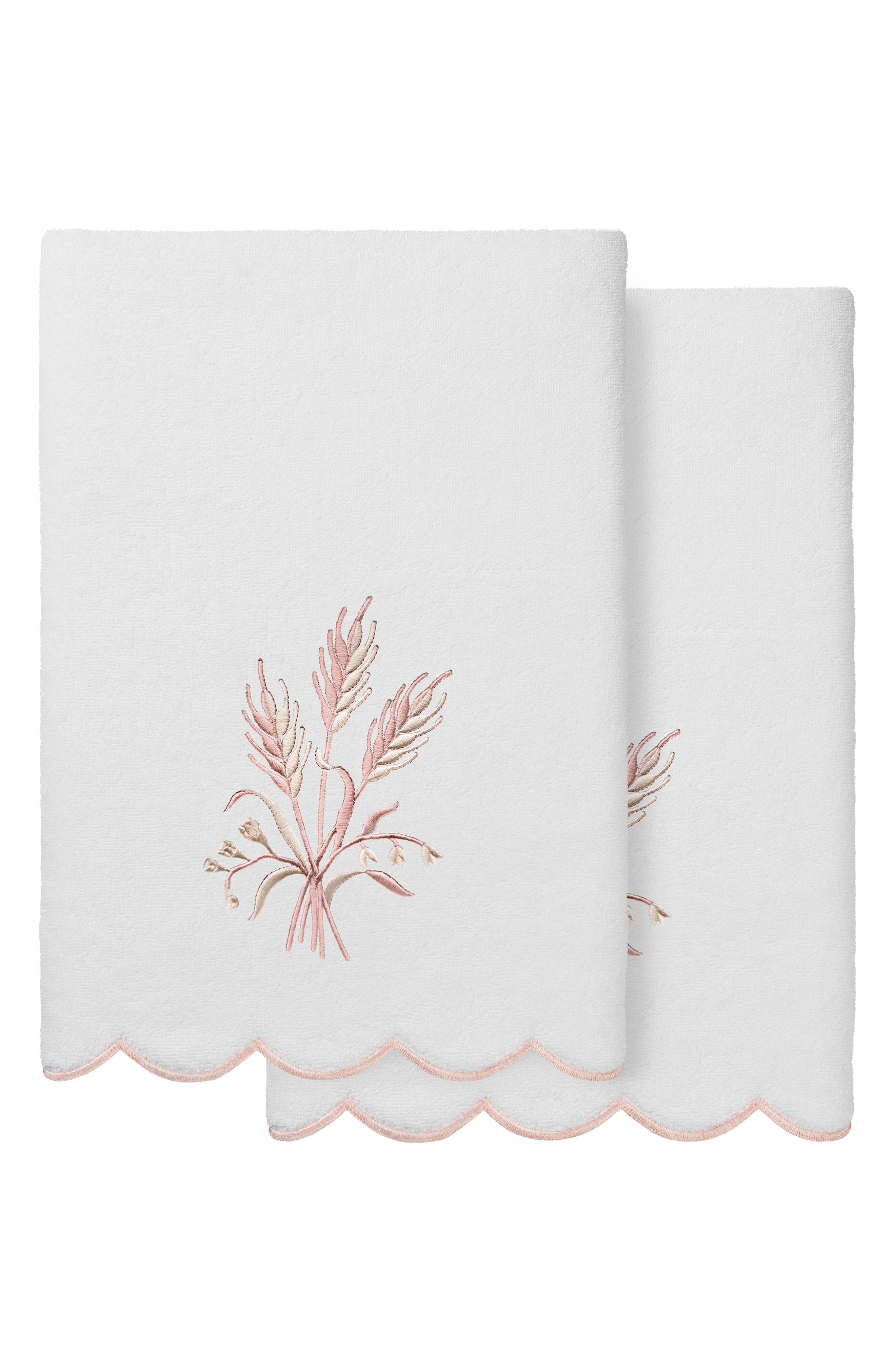 Whitney Scallop 2-Piece Bath Towel Set