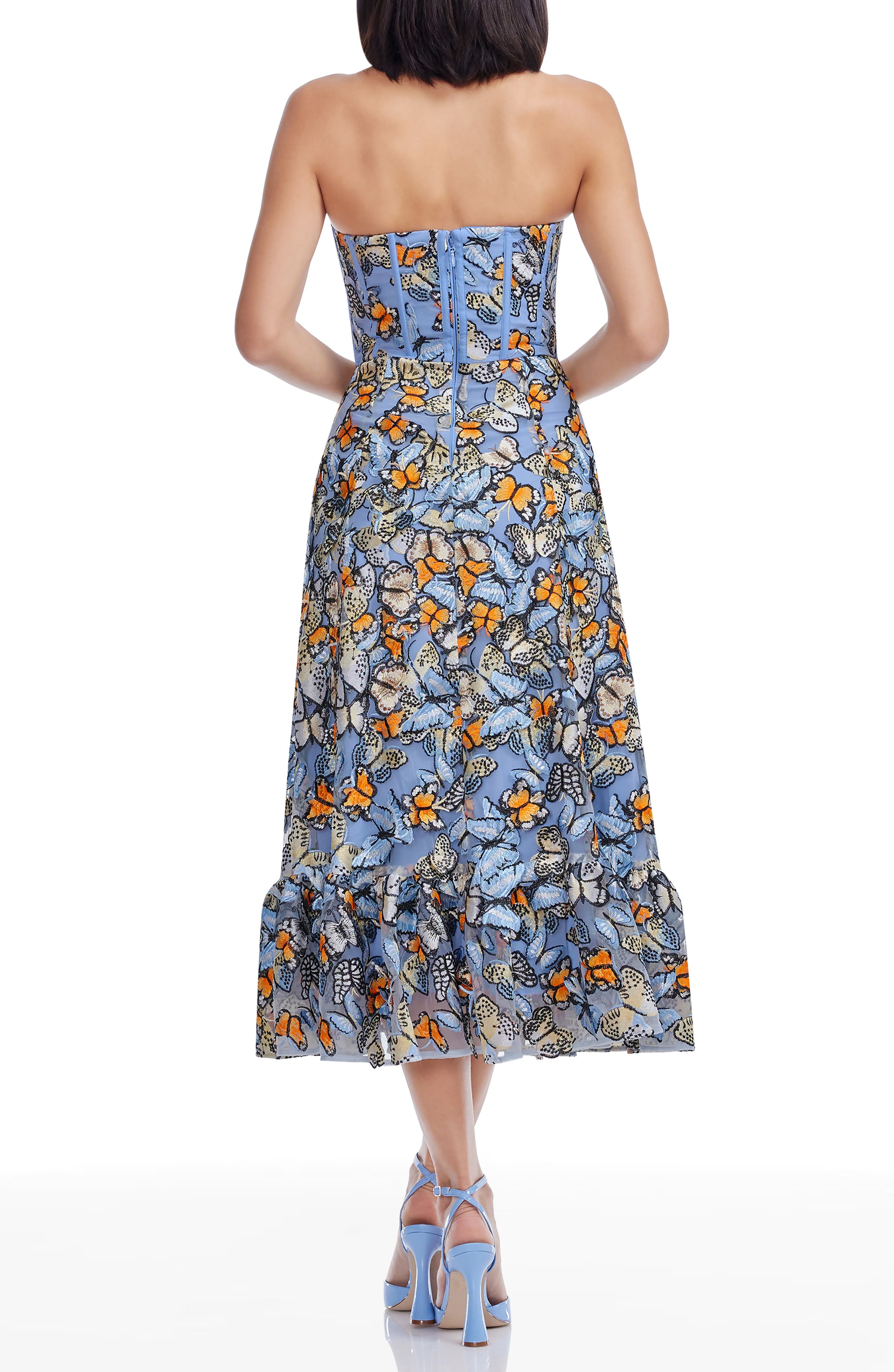 strapless midi cocktail dress Amazon.com: Women's Tube Dress Summer Strapless Jacquard Tulle Dresses  Trendy Corset A Line Midi Cocktail Elegant Party Dresses : Clothing, Shoes  & Jewelry