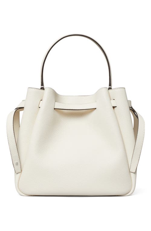 Tory Burch Romy Bucket Bag In Light Cream