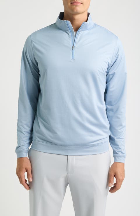 Perth Basketweave Performance Quarter Zip Pullover
