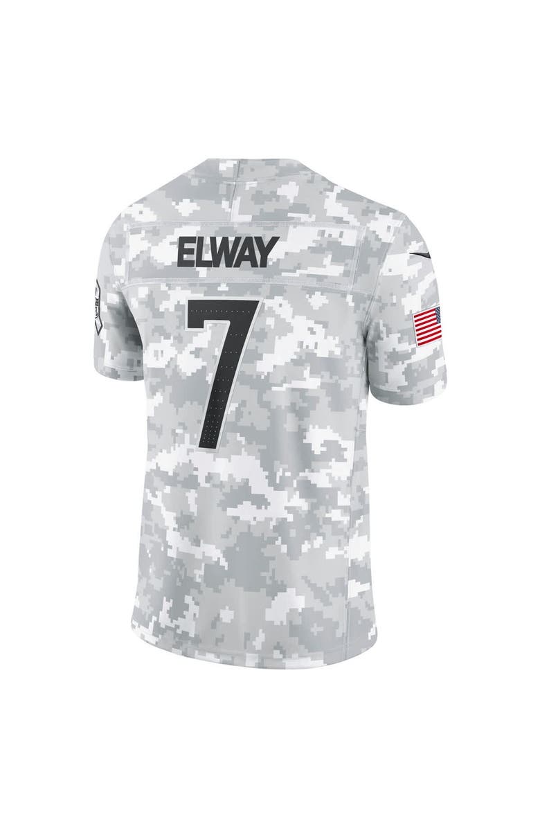 Nike Men's Nike John Elway Arctic Camo Denver Broncos 2024 Salute to Service Retired Player Limited Jersey, Alternate, color, 