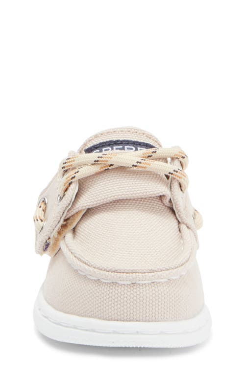 Shop Sperry Top-sider® Kids' Canvas Boat Shoe In Light Khaki