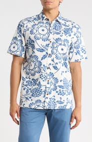 Kahala Duke's Pareo Trim Fit Sport Shirt