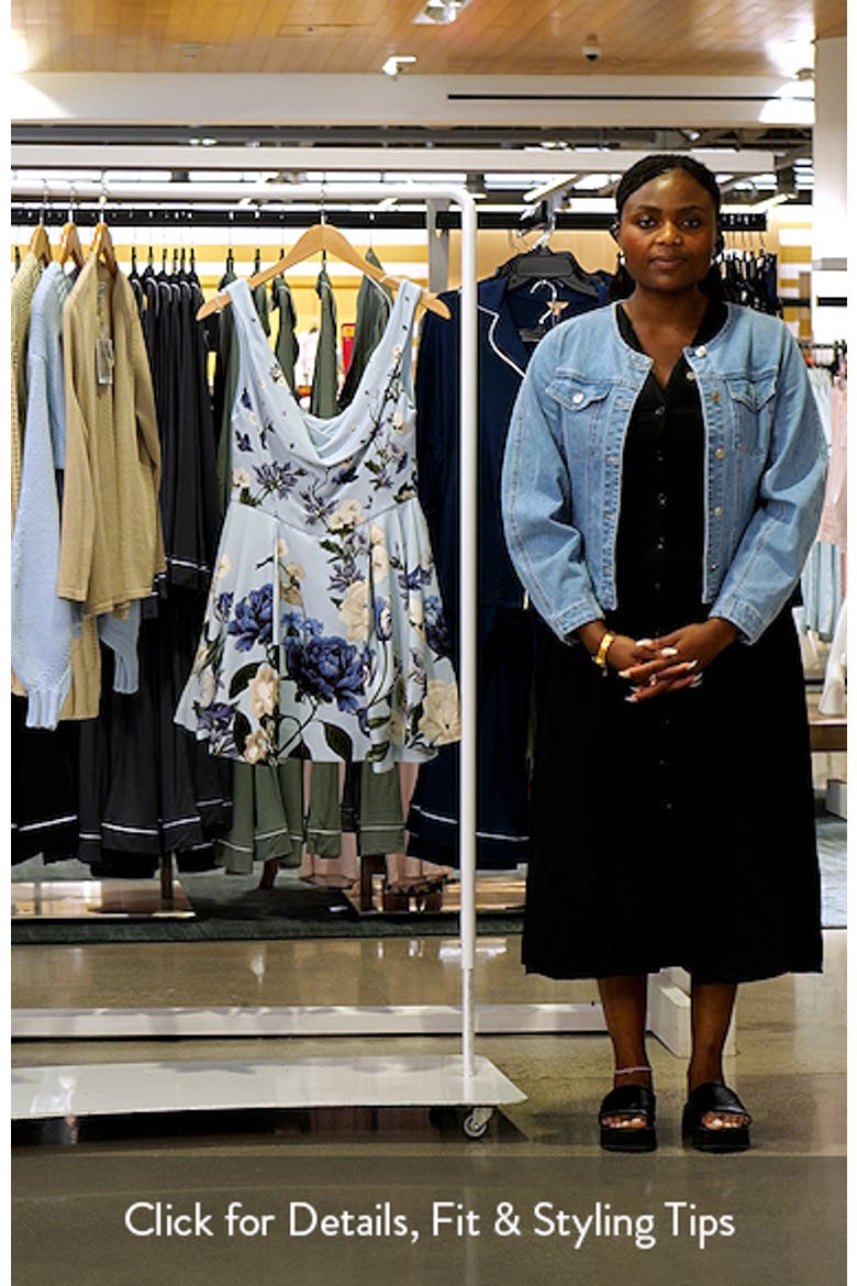 Estrella Draped Flare Dress video