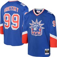Mitchell & Ness Youth Mitchell & Ness Wayne Gretzky New York Rangers 1996/97 Blue Line Player Jersey