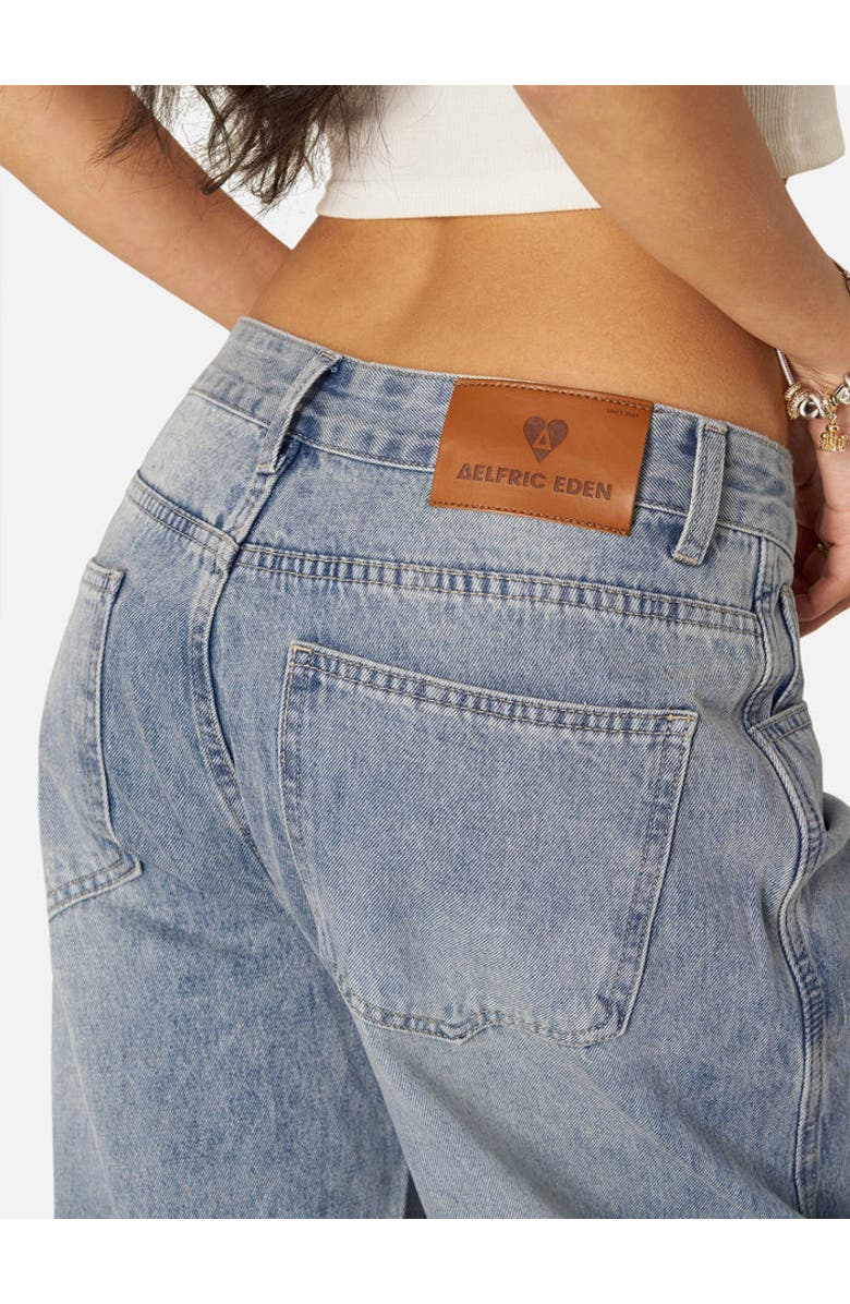 AELFRIC EDEN Barrel Jeans, Alternate, color, Blue