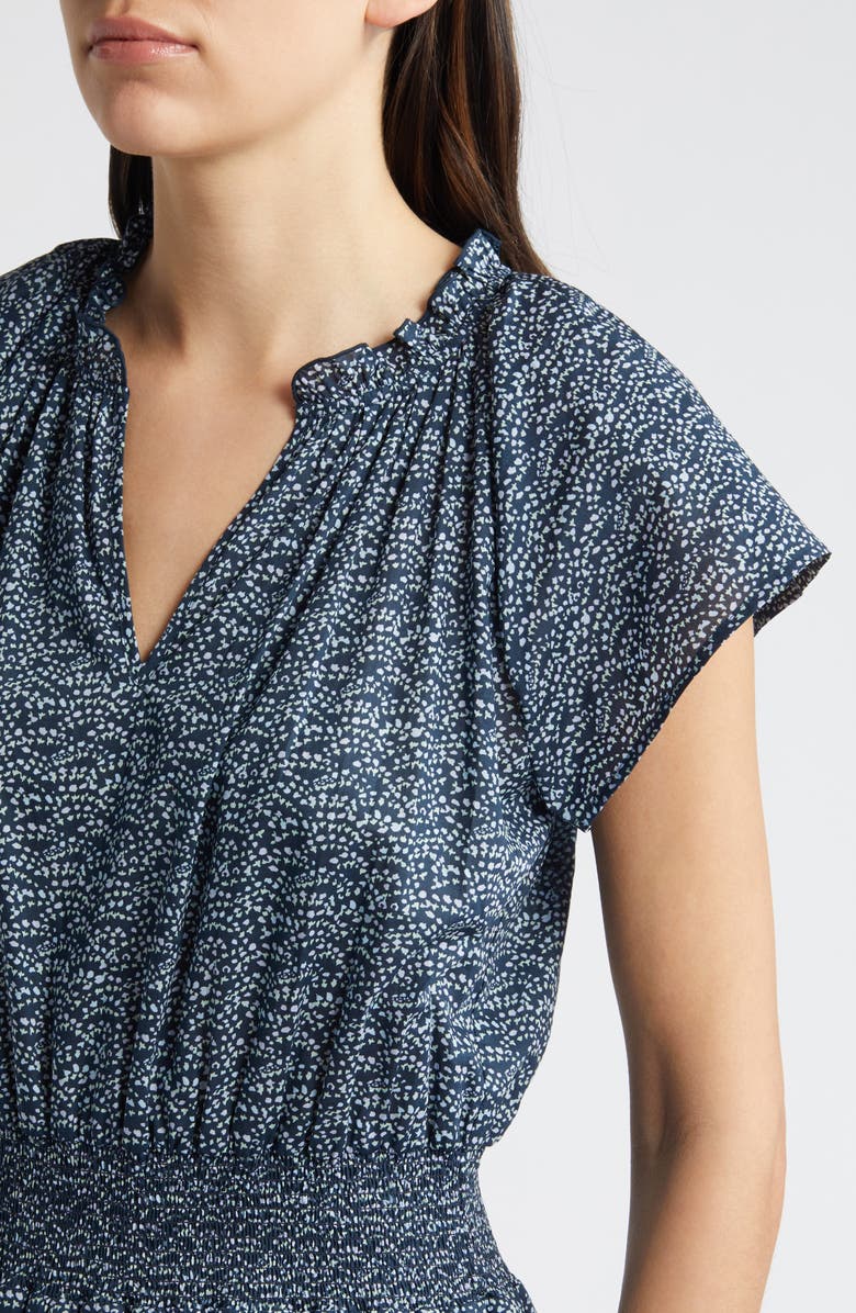 Rails Amellia Print Tiered Cotton Midi Dress, Alternate, color, 