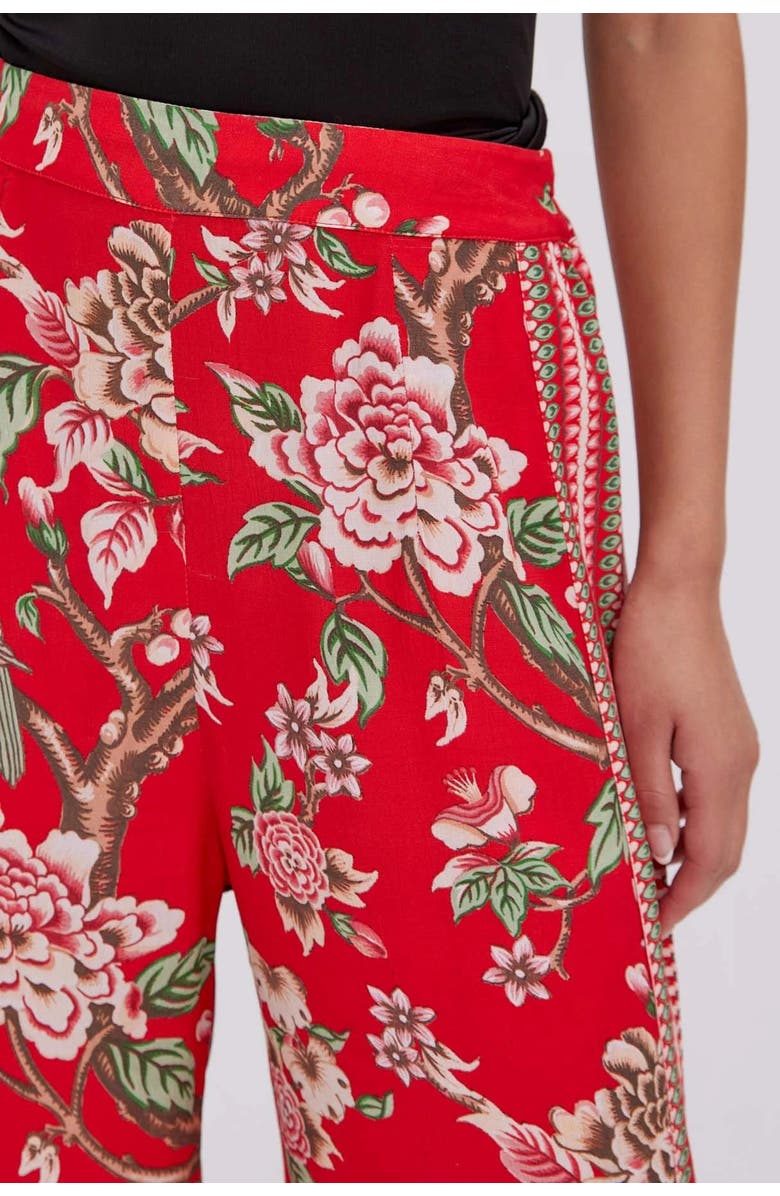 RAISHMA Hallie Red Trousers, Alternate, color, Red