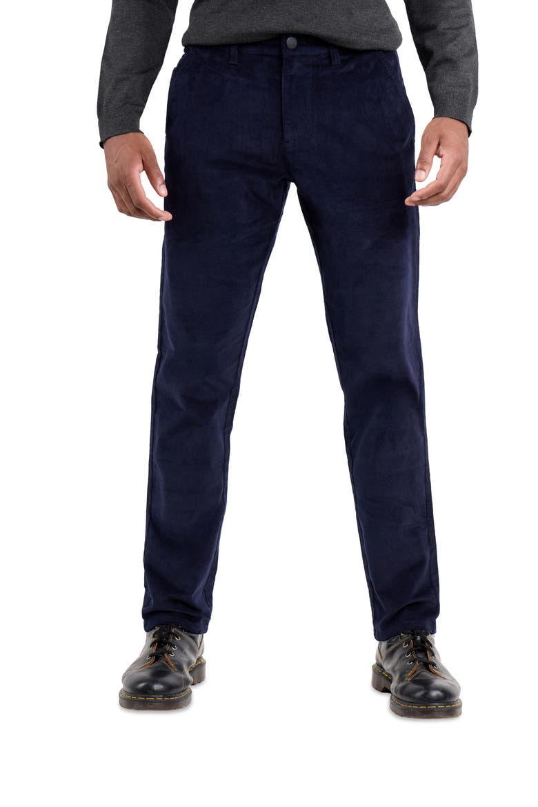 Slim Fit Five-Pocket Corduroy Pants, Main, color, NAVY