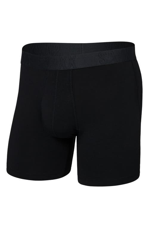 Saxx Droptemp™ Cooling Cotton Boxer Briefs In Black
