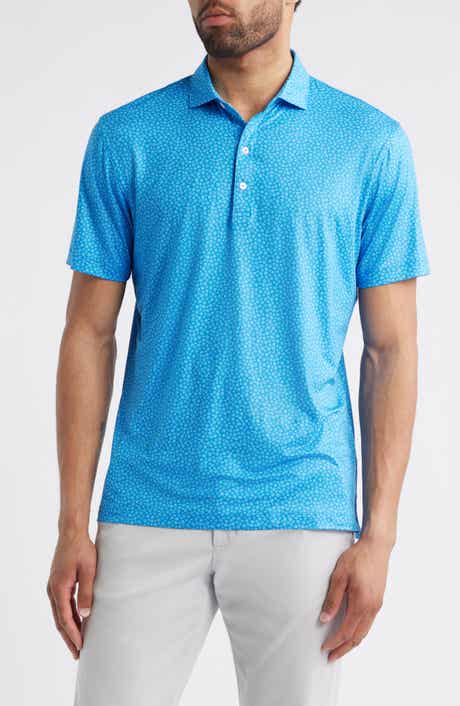 johnnie-O Plumeria Floral Featherweight Performance Polo