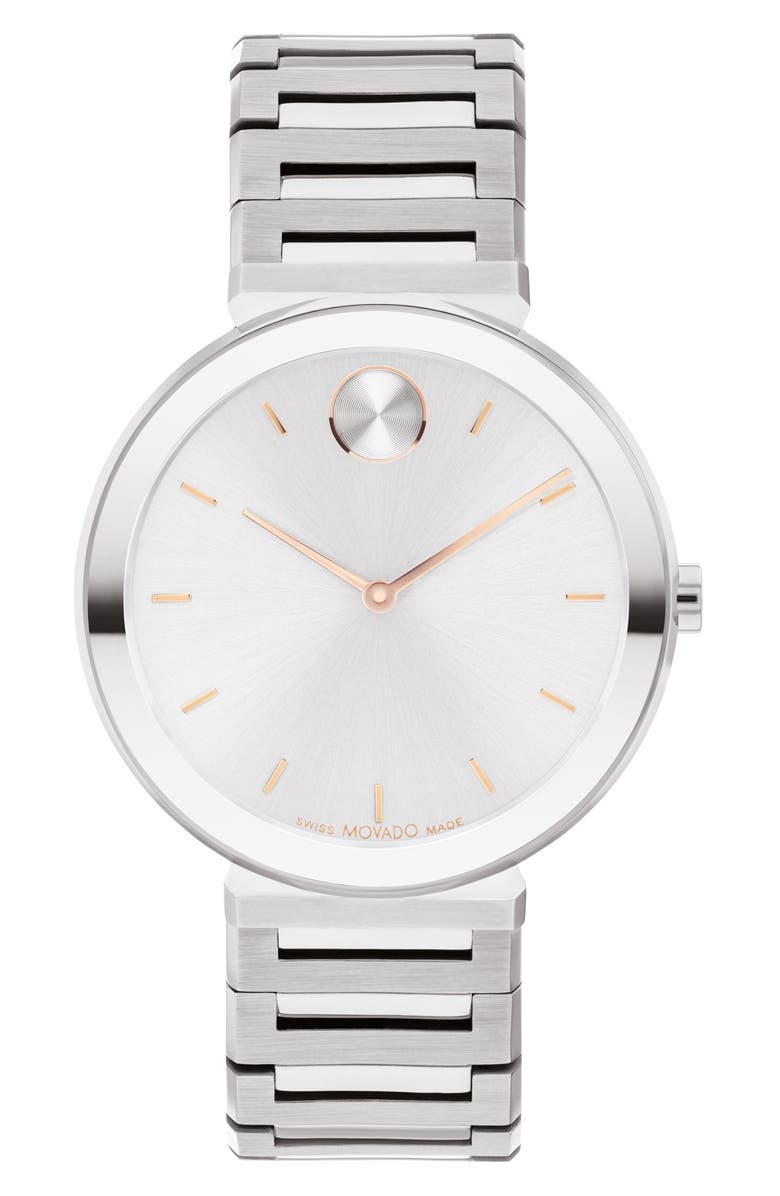 Movado Horizon Bracelet Watch, 34mm, Main, color, 
