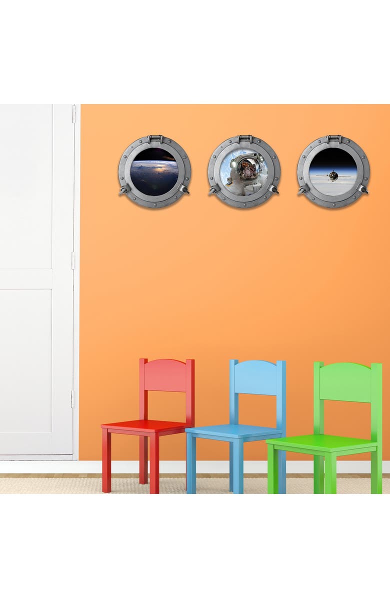 WALPLUS Air Space Window View Kids Art, Alternate, color, 