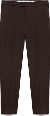 MANGO Turin Virgin Slim Fit Wool Pants