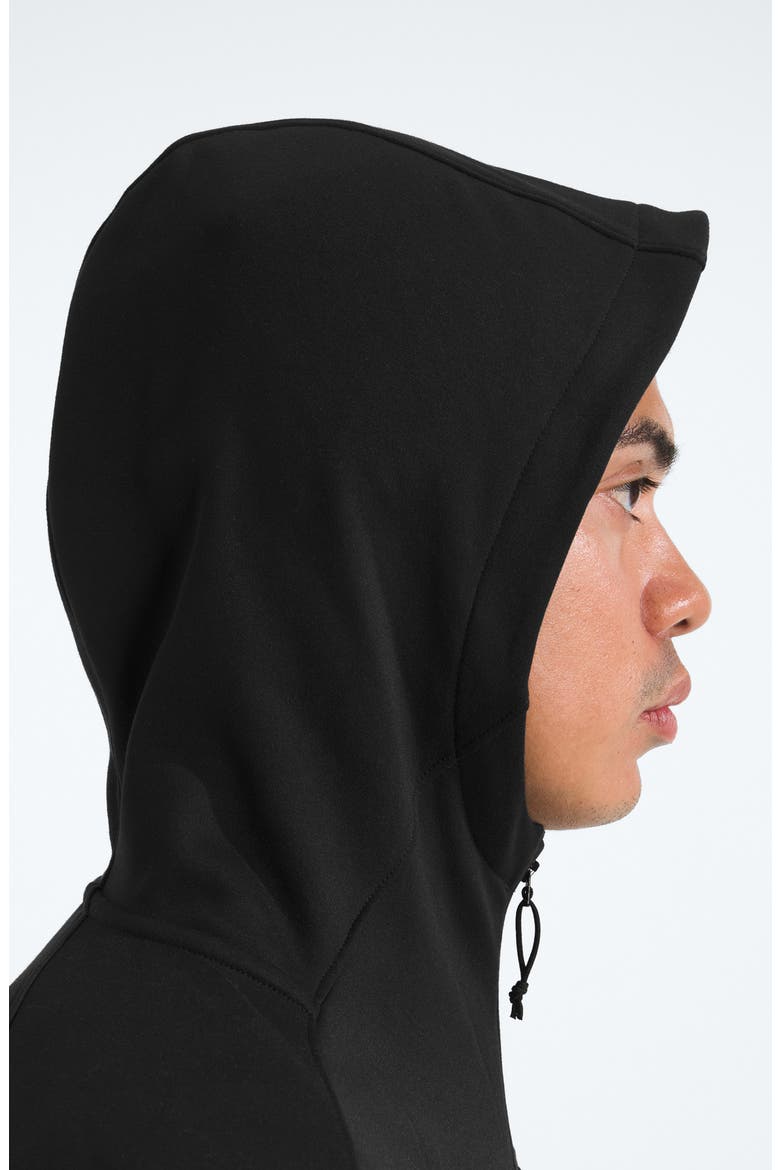 Performance Fleece Zip Hoodie, Alternate, color, TNF BLACK