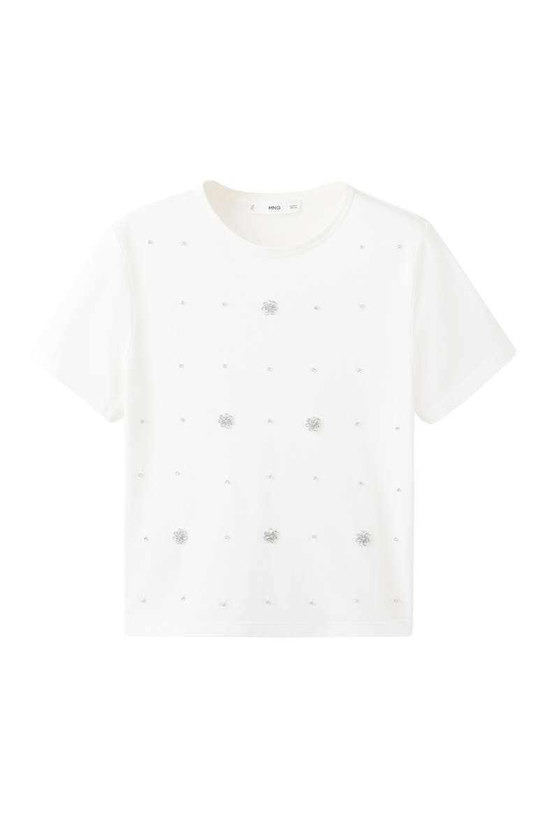 Rhinestone T-Shirt, Alternate, color, WHITE