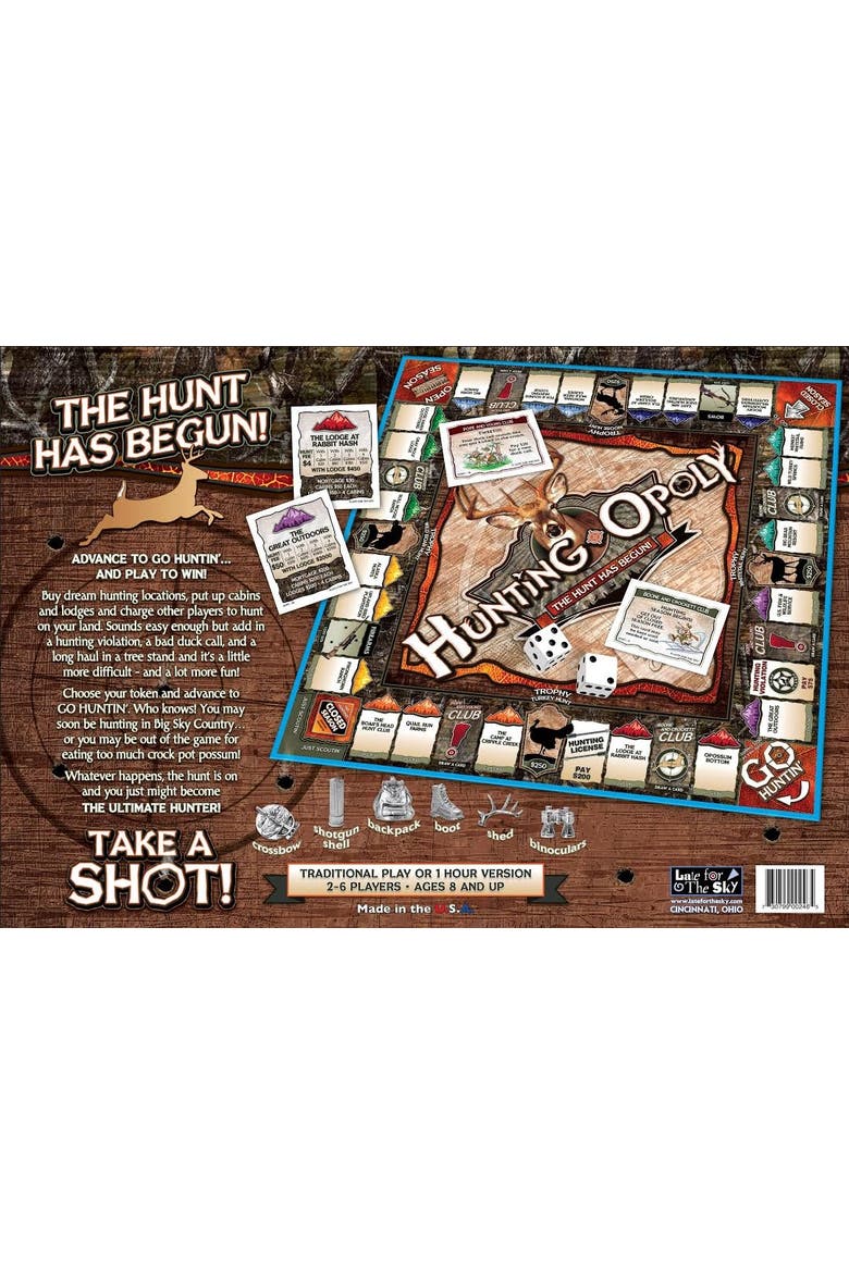 Huntingopoly Monopoly Board Game, Alternate, color, Multicolored