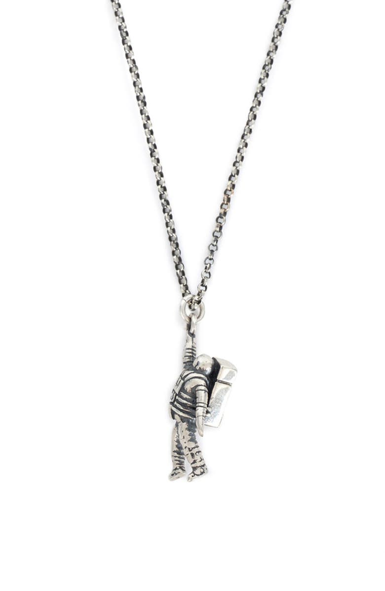 Serge DeNimes Silver Pioneer Pendant Necklace, Alternate, color, Silver