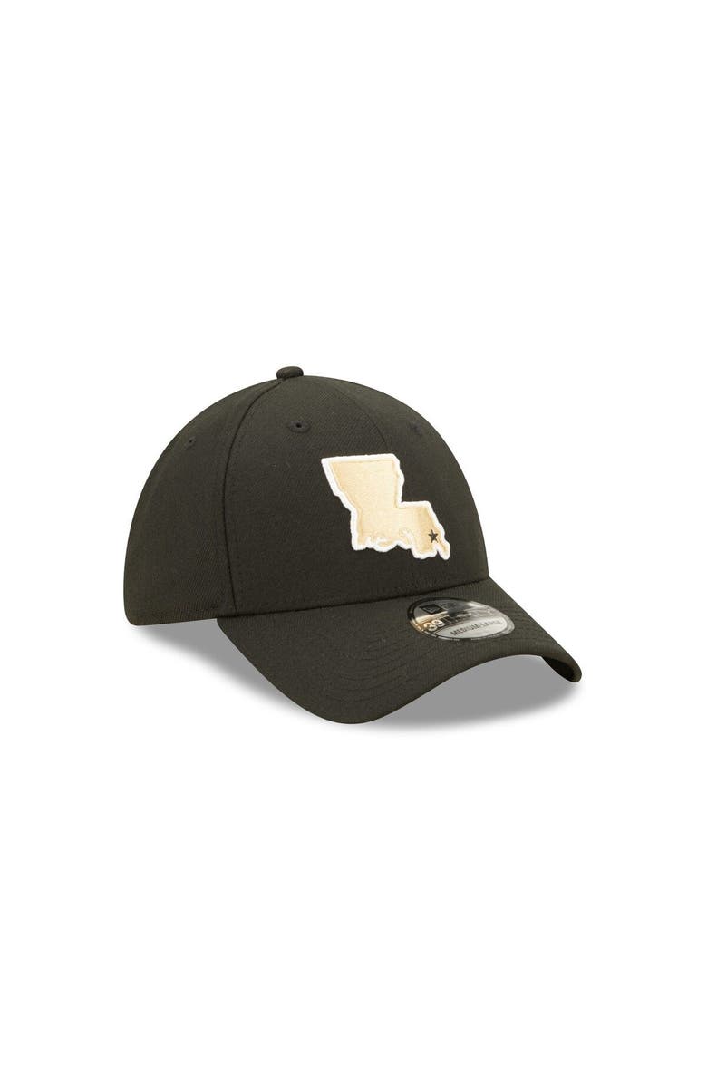 New Era Men's New Era Black New Orleans Saints Elemental 39THIRTY Flex Hat, Alternate, color, 