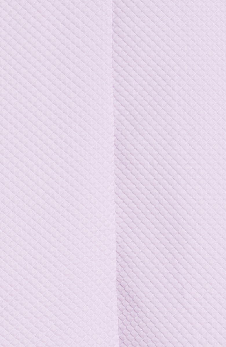 Lela Rose Diamond Jacquard Off the Shoulder Midi Dress, Alternate, color, 