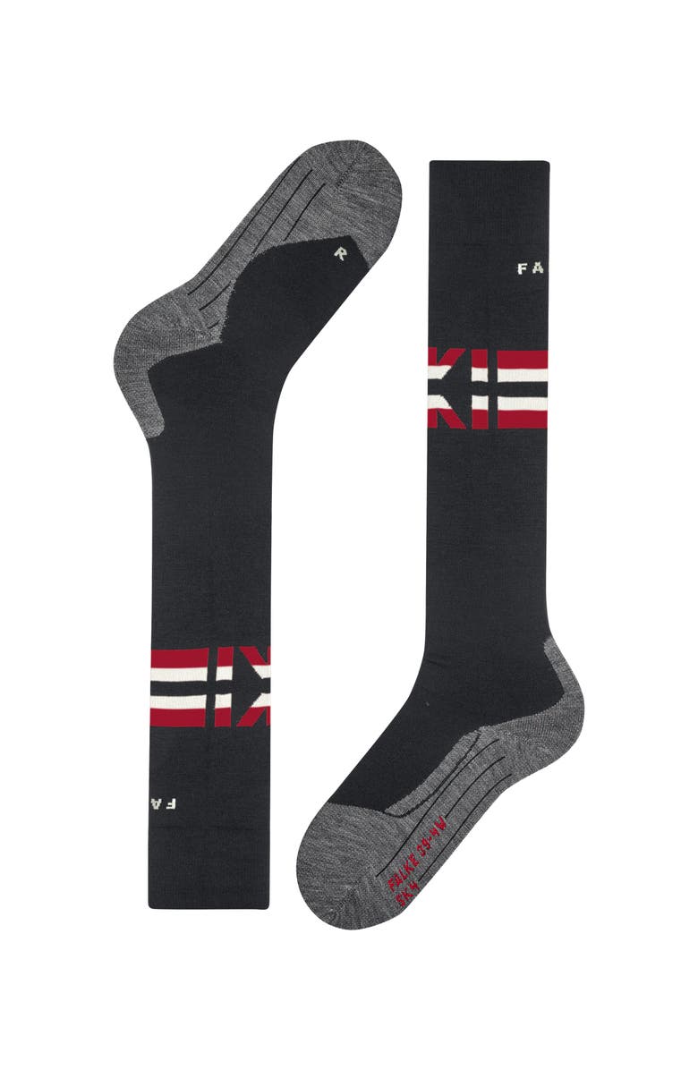 Falke SK4 Advanced Ski Socks, Alternate, color, Black-Mix Ski