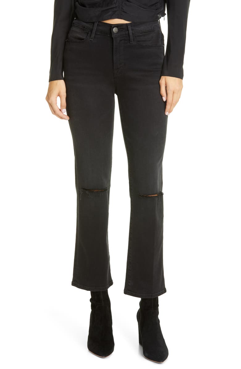 FRAME Le High Straight Crop Jeans, Main, color, 