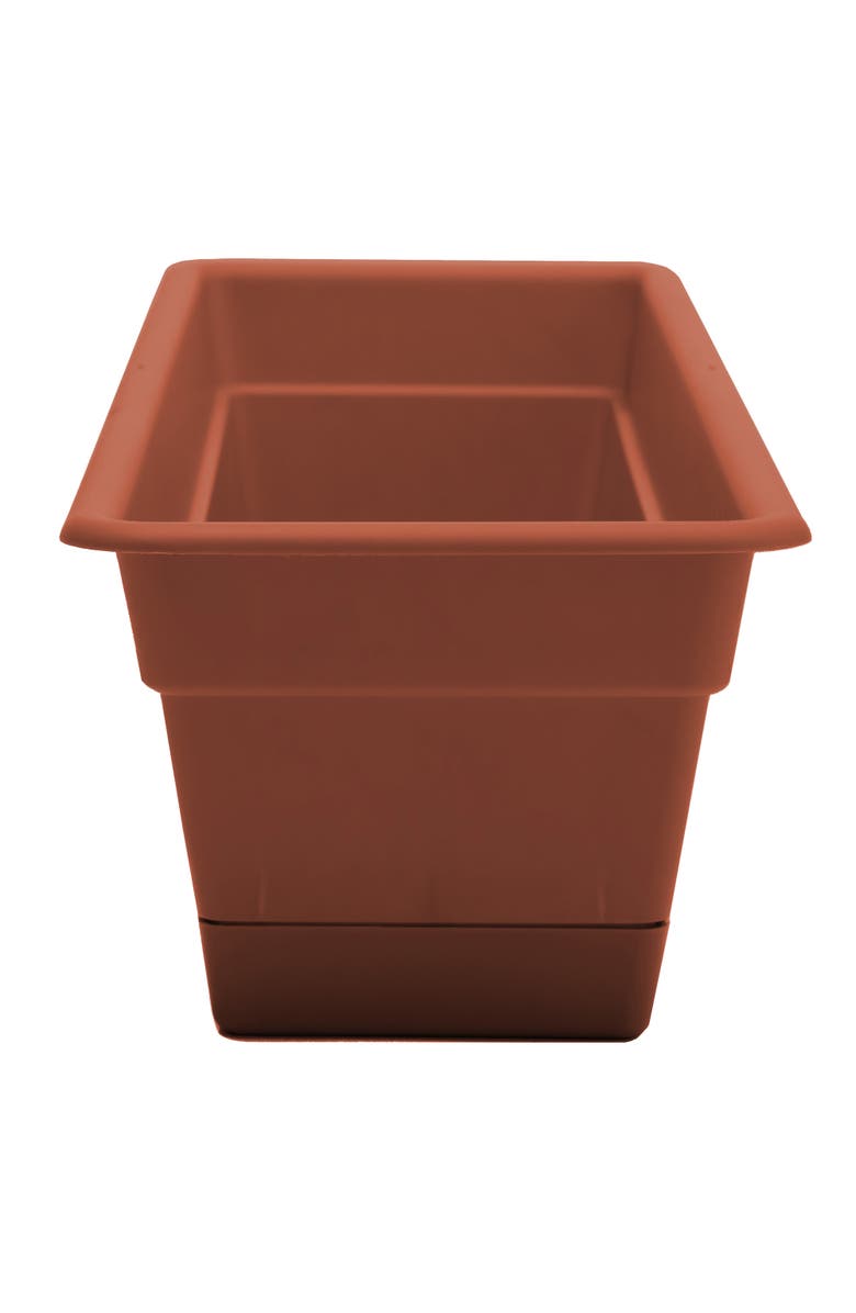 Bloem 18 Inch Dura Cotta Window Box Planter, Terra Cotta, Alternate, color, Brown