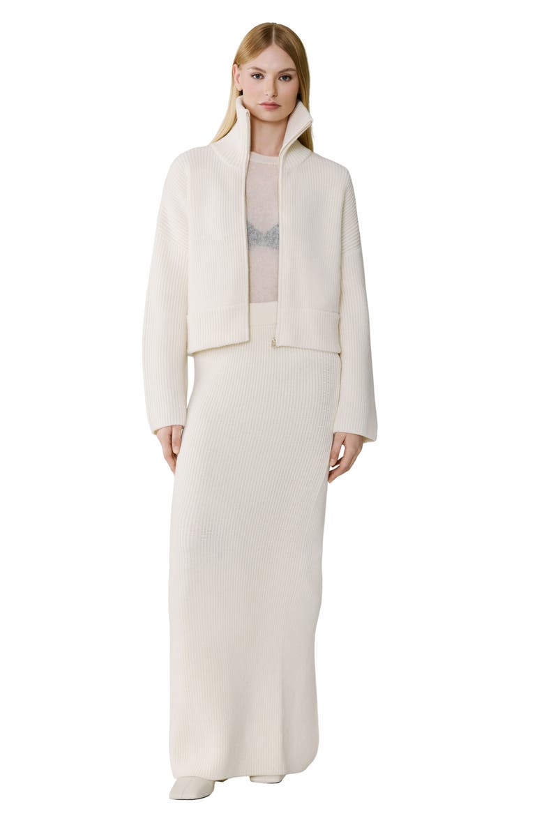 Noelle Rib Cardigan, Alternate, color, POWDER