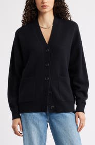 Nordstrom V-Neck Wool & Cashmere Cardigan