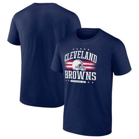 Men's Fanatics Branded  Navy Cleveland Browns Americana T-Shirt