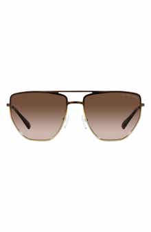 Paros 60mm Gradient Pilot Sunglasses