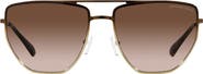 Michael Kors Paros 60mm Gradient Pilot Sunglasses