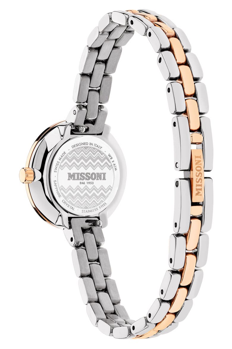 Two-Tone Bracelet Watch, 25mm, Alternate, color, TWO TONE