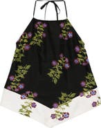 Cynthia Rowley Silk Halter Top