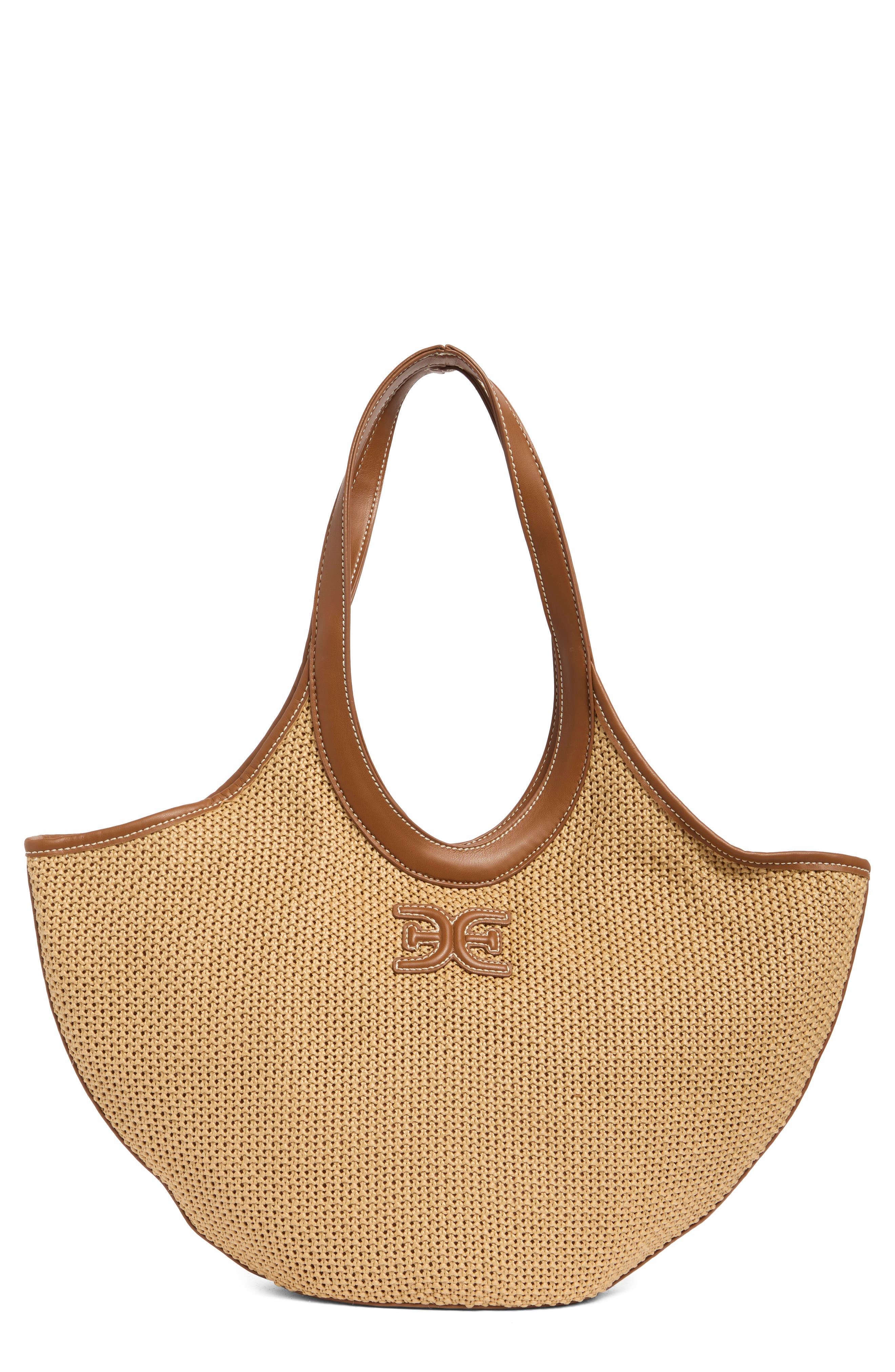 Sam Edelman Waylon Woven Shopper Tote Bag, Main, color, 