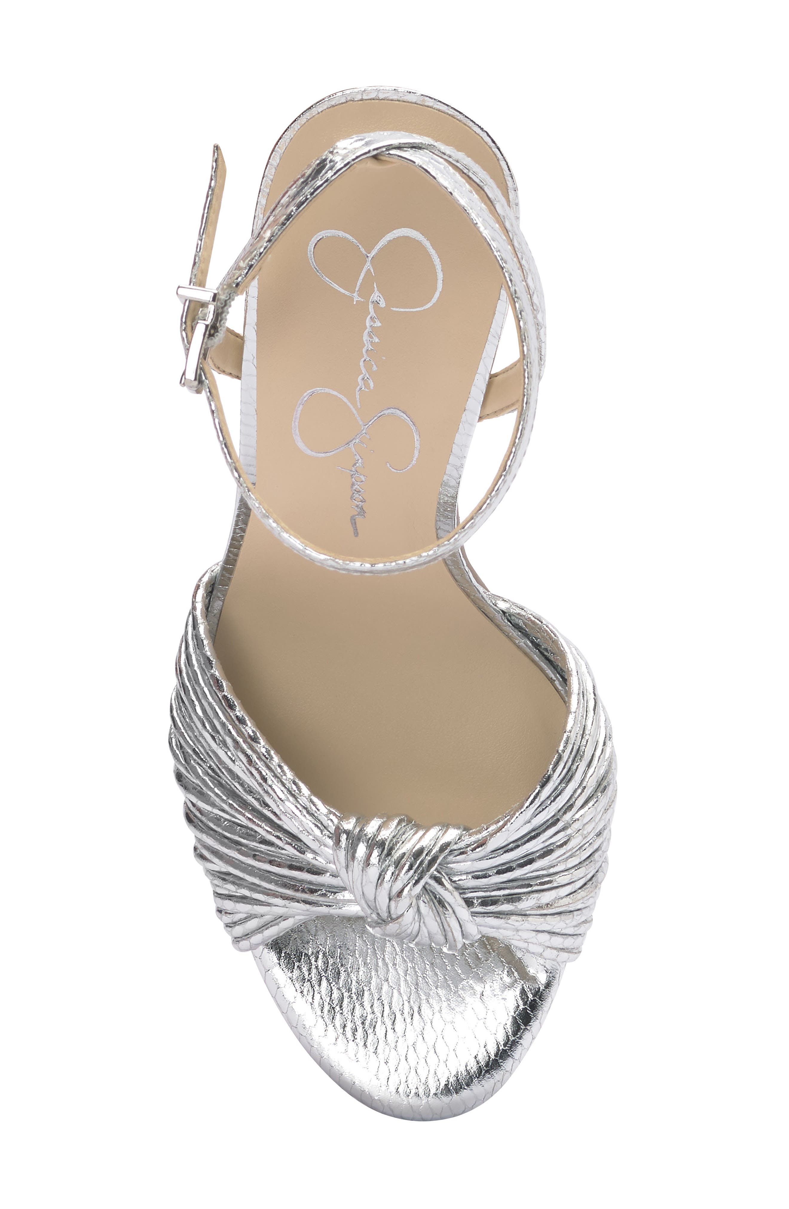 Jessica Simpson Immie Platform Sandal, Alternate, color, Silver