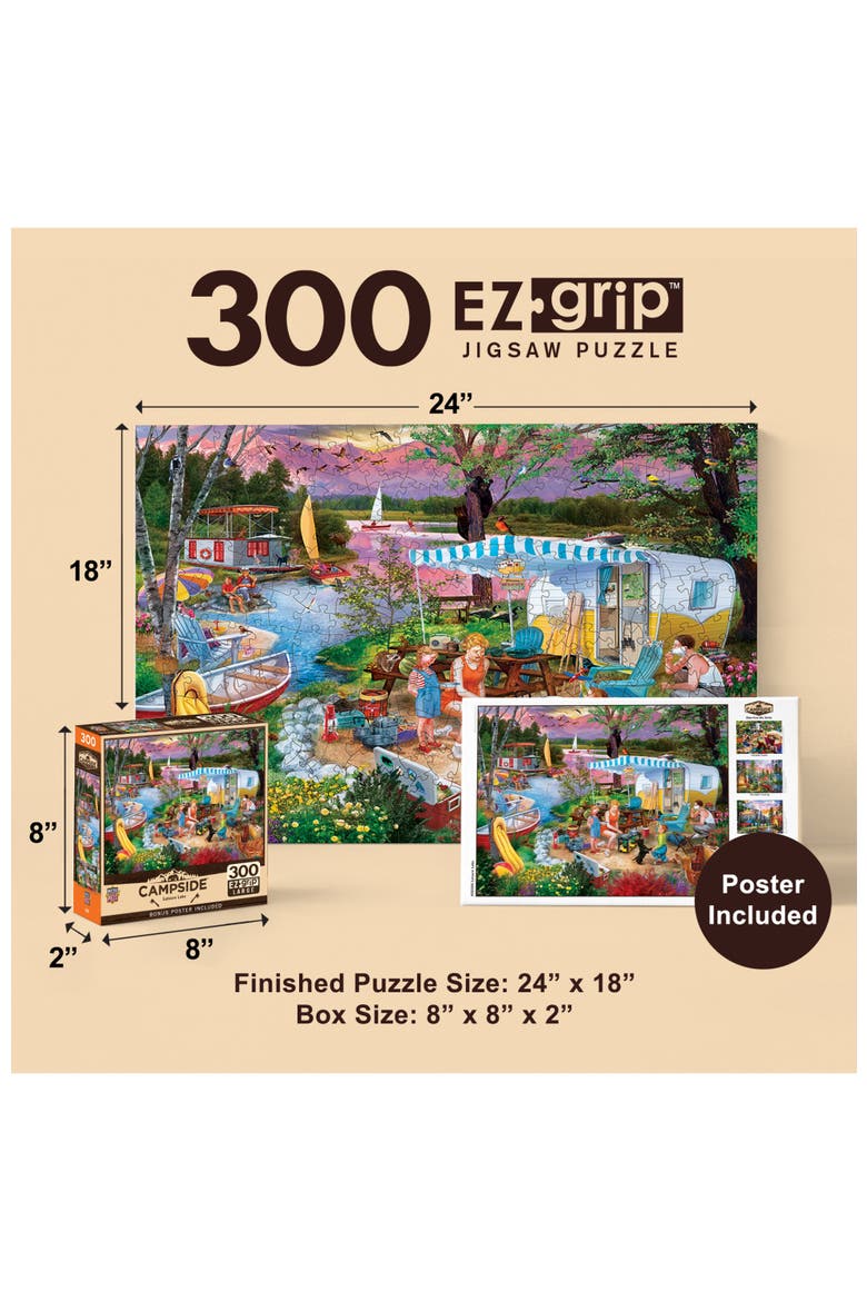 Leisure Lake 300 Piece Jigsaw Puzzle, Alternate, color, Multicolor