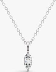 SEREIA OFFICIAL 14K Gold 0.25 ct Lab Grown Round Marquise Shape Diamond Solitaire