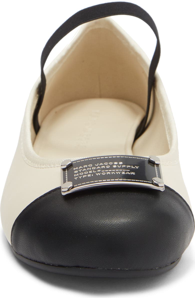 Marc Jacobs The Standard Supply Mary Jane Flat, Alternate, color, Marshmallow/Black