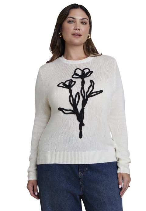 Fitted Illustrative Sweater (plus)