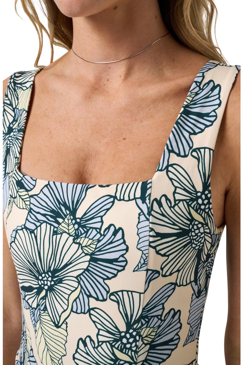 Moveknit Floral Activity Minidress, Alternate, color, SANDSHELL MULTI